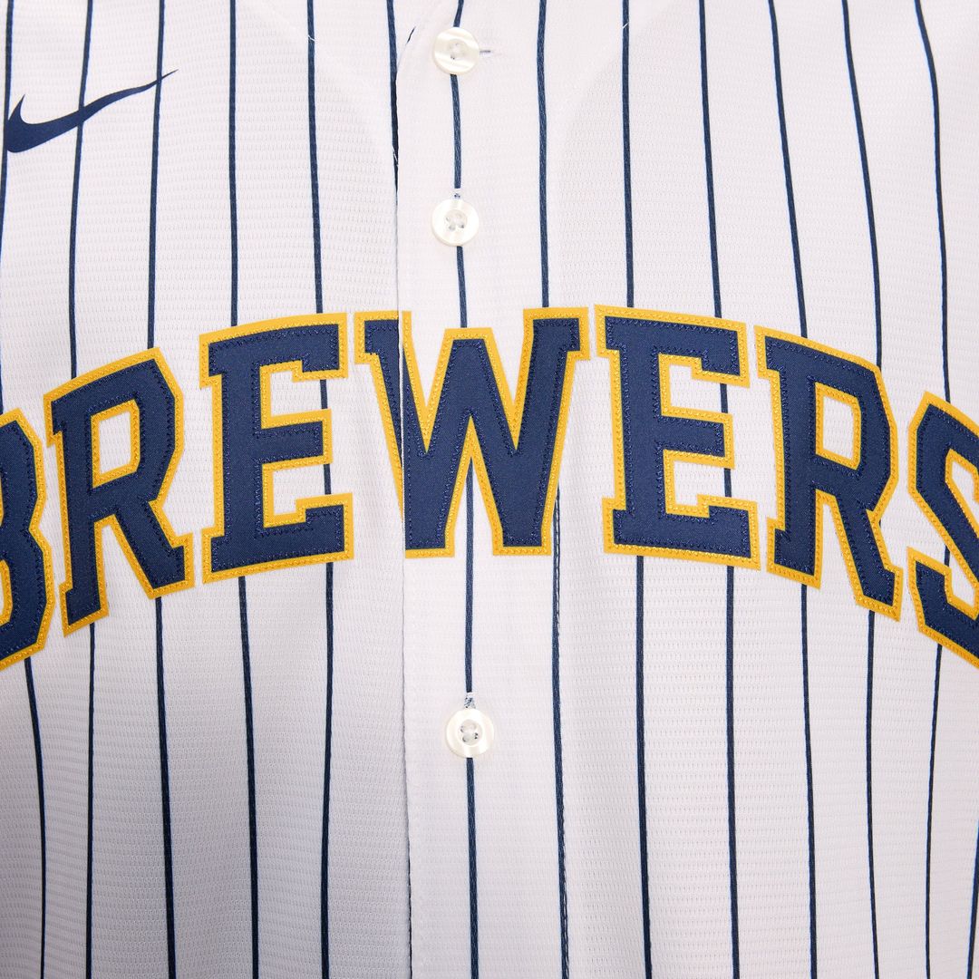 Christian Yelich Milwaukee Brewers Nike Alternate Replica Player Jersey - White | MLB Fan Gear