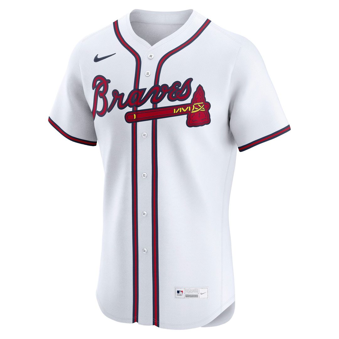 Atlanta Braves Nike Home Elite Jersey - White | MLB Fan Gear