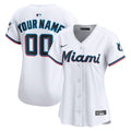 Miami Marlins Nike Women's Home Limited Custom Jersey - White | MLB Fan Gear