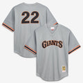 Will Clark San Francisco Giants Mitchell & Ness Authentic Batting Practice Jersey - Gray | MLB Fan Gear