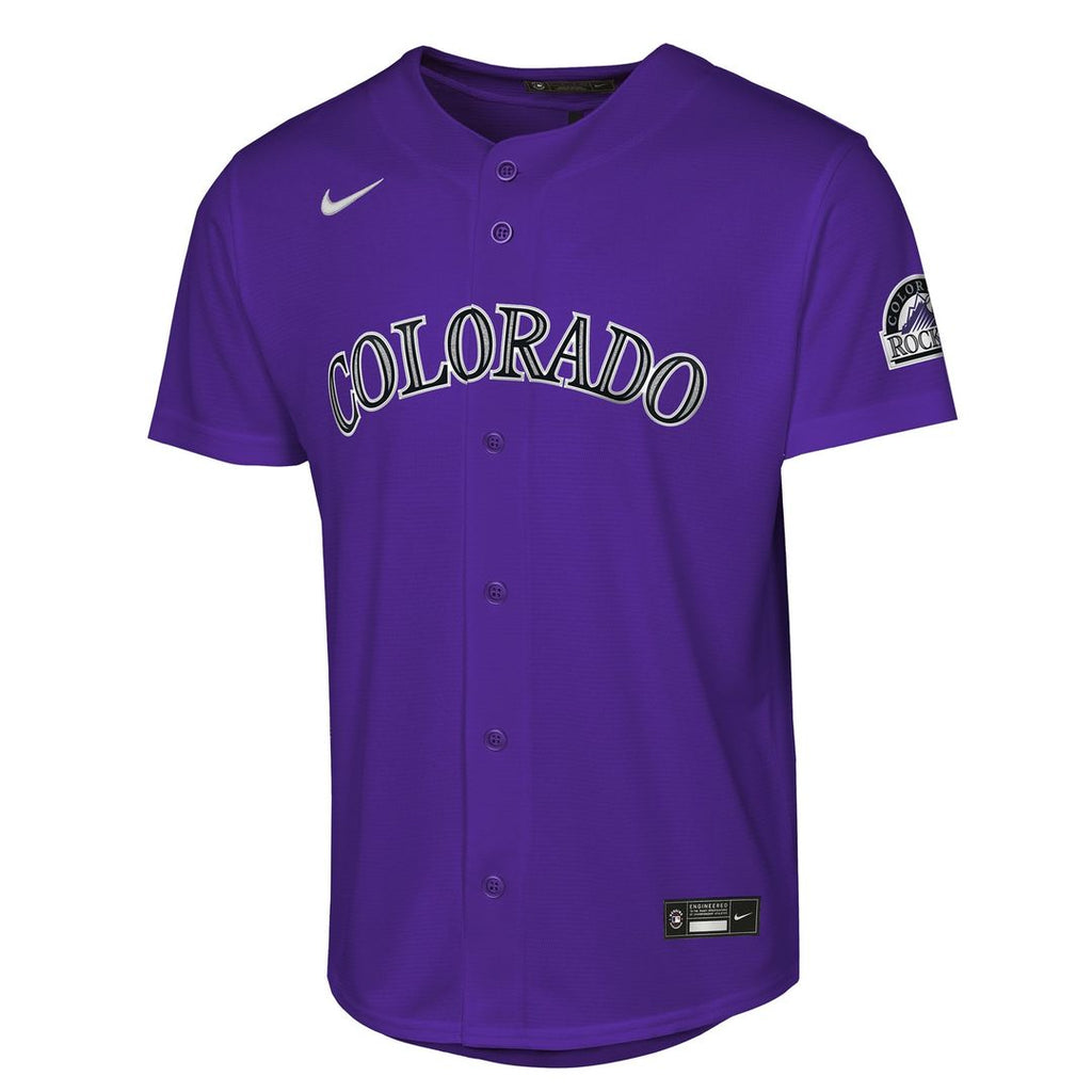 Colorado Rockies Nike Youth Alternate 2 Stadium Jersey - Purple | MLB Fan Gear