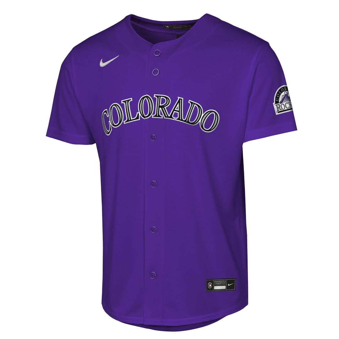 Colorado Rockies Nike Youth Alternate 2 Stadium Jersey - Purple | MLB Fan Gear