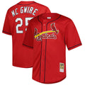 Mark McGwire St. Louis Cardinals Mitchell & Ness Big & Tall Cooperstown Mesh Batting Practice Jersey - Red | MLB Fan Gear