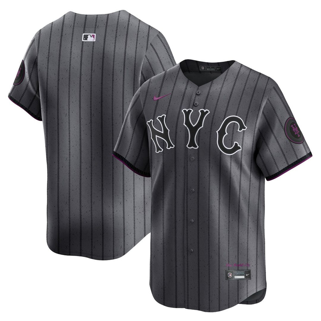 New York Mets Nike 2024 City Connect Limited Jersey - Graphite | MLB Fan Gear