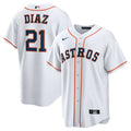 Yainer Diaz Houston Astros Nike Home Replica Jersey - White | MLB Fan Gear