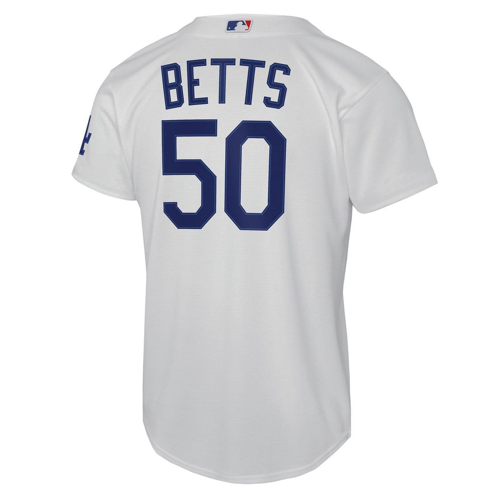 Mookie Betts Los Angeles Dodgers Nike Youth Home Stadium Jersey - White | MLB Fan Gear