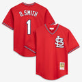 Ozzie Smith St. Louis Cardinals Mitchell & Ness Authentic Batting Practice Jersey - Scarlet | MLB Fan Gear