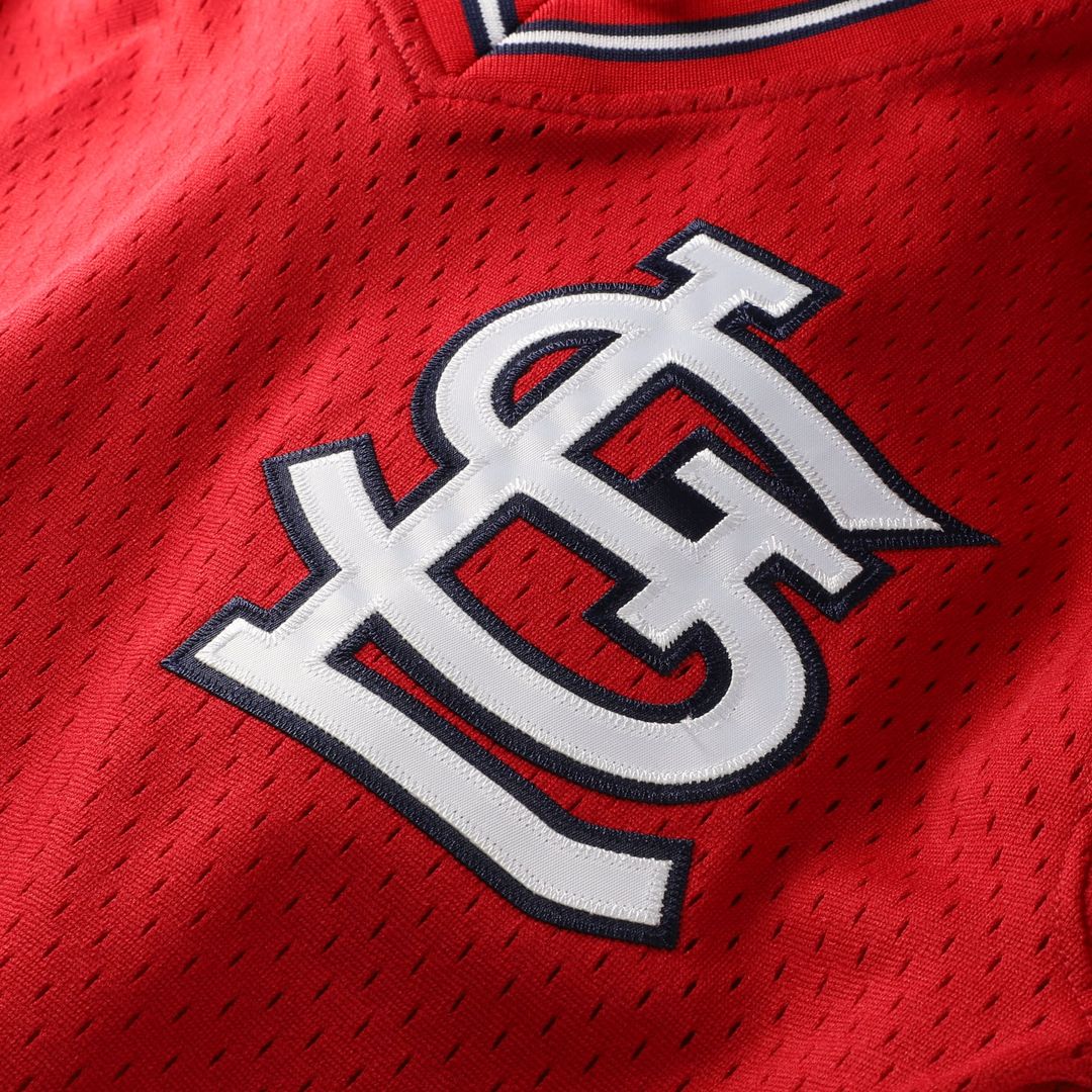 Ozzie Smith St. Louis Cardinals Mitchell & Ness Youth Cooperstown Collection Mesh Batting Practice Jersey - Navy | MLB Fan Gear