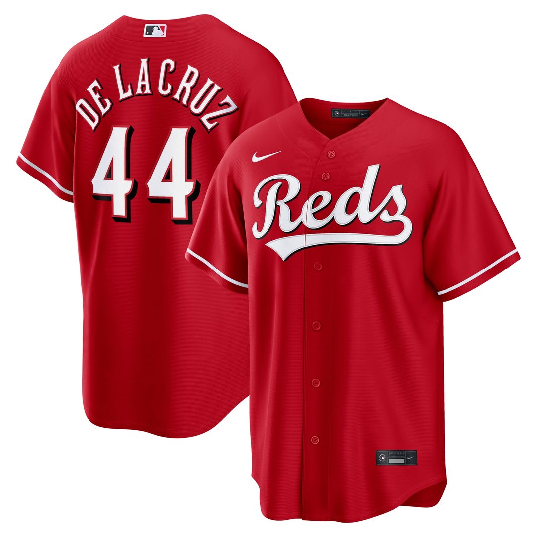 Elly De La Cruz Cincinnati Reds Nike Alternate Replica Jersey - Red | MLB Fan Gear