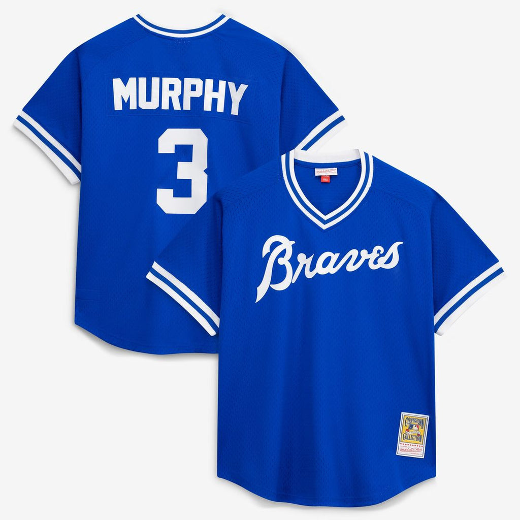 Dale Murphy Atlanta Braves Mitchell & Ness Authentic Batting Practice Jersey - Royal | MLB Fan Gear