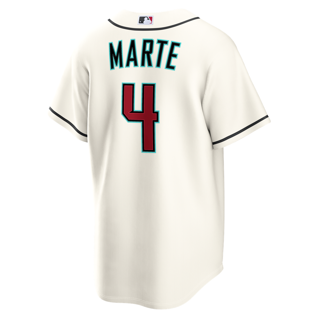 Ketel Marte Arizona Diamondbacks Nike Home Replica Jersey - Cream | MLB Fan Gear