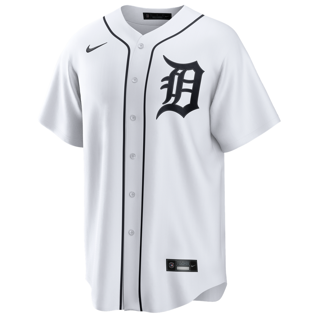 Kerry Carpenter Detroit Tigers Nike Home Replica Jersey - White | MLB Fan Gear