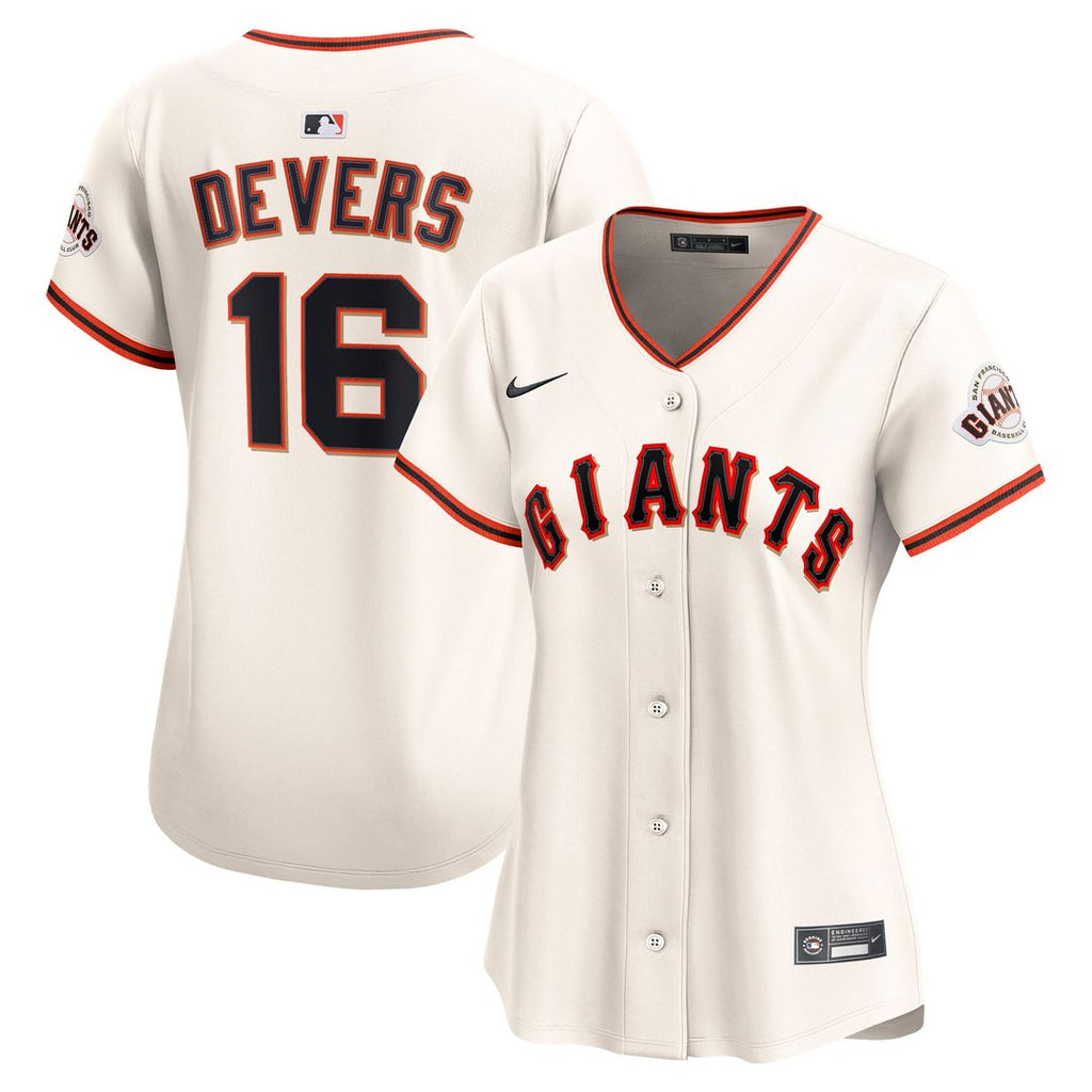 Rafael Devers San Francisco Giants Nike Women's Home Limited Player Jersey - Cream | MLB Fan Gear