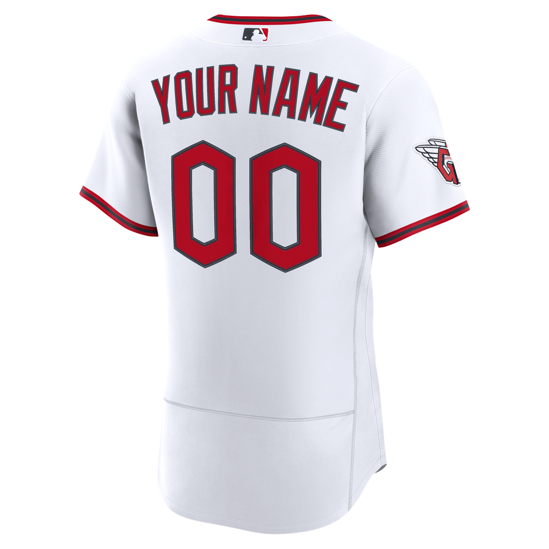 Cleveland Guardians Nike Home Authentic Custom Jersey - White | MLB Fan Gear