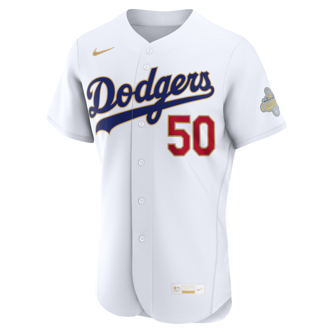 Mookie Betts Los Angeles Dodgers Nike 2026 Gold Collection Authentic Jersey - White | MLB Fan Gear