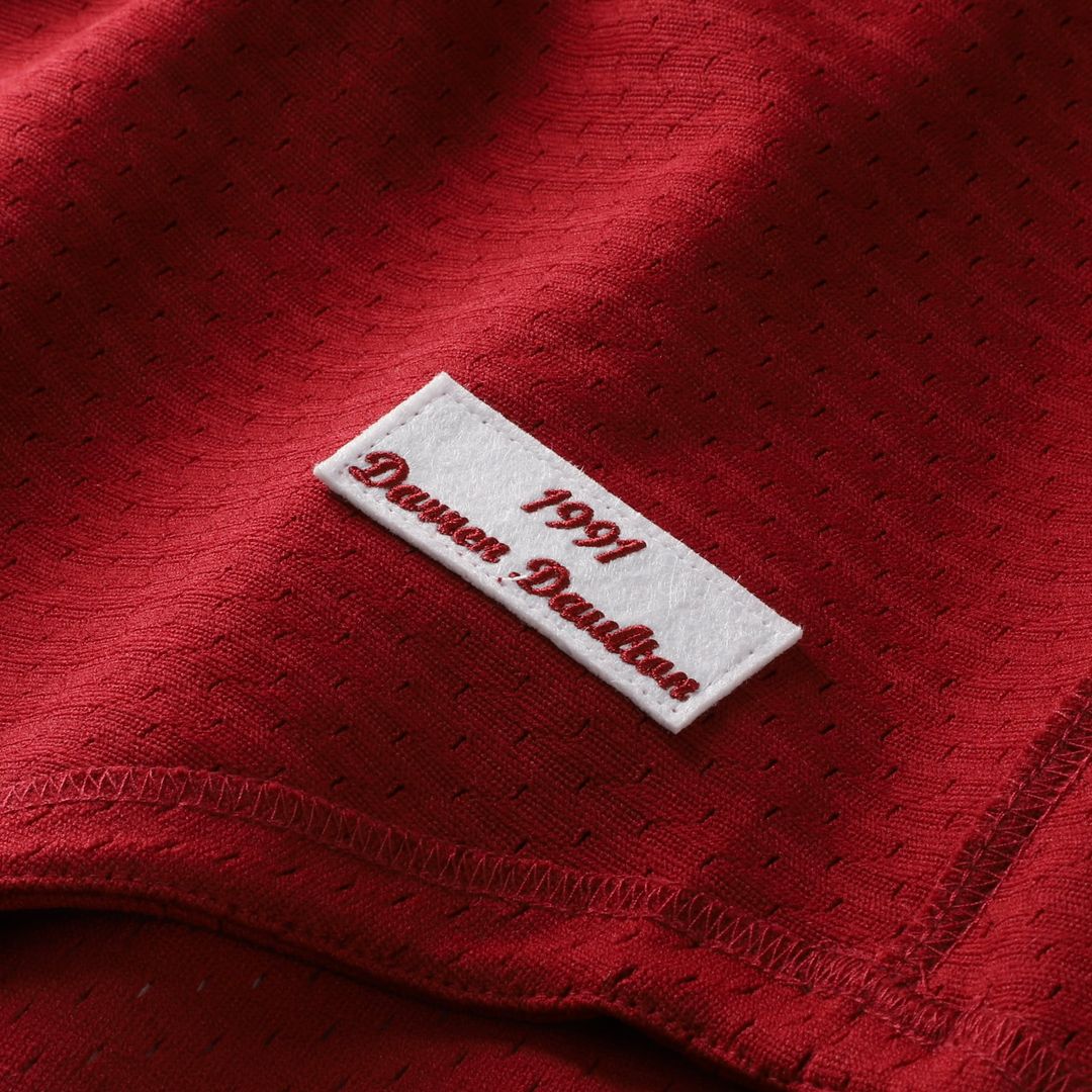 Darren Daulton Philadelphia Phillies Mitchell & Ness Authentic Batting Practice Jersey - Scarlet | MLB Fan Gear