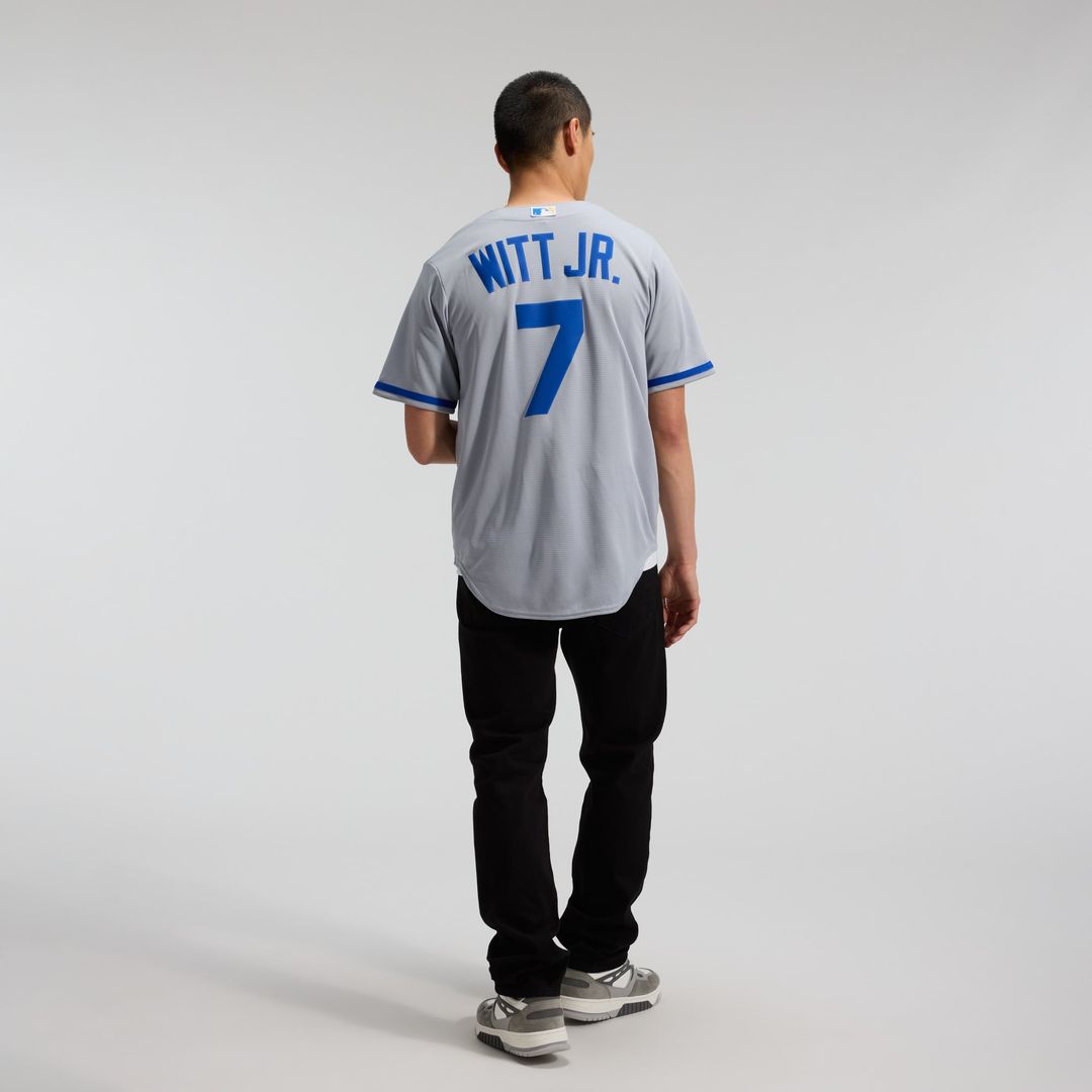 Bobby Witt Jr. Kansas City Royals Nike Road Replica Jersey - Gray | MLB Fan Gear