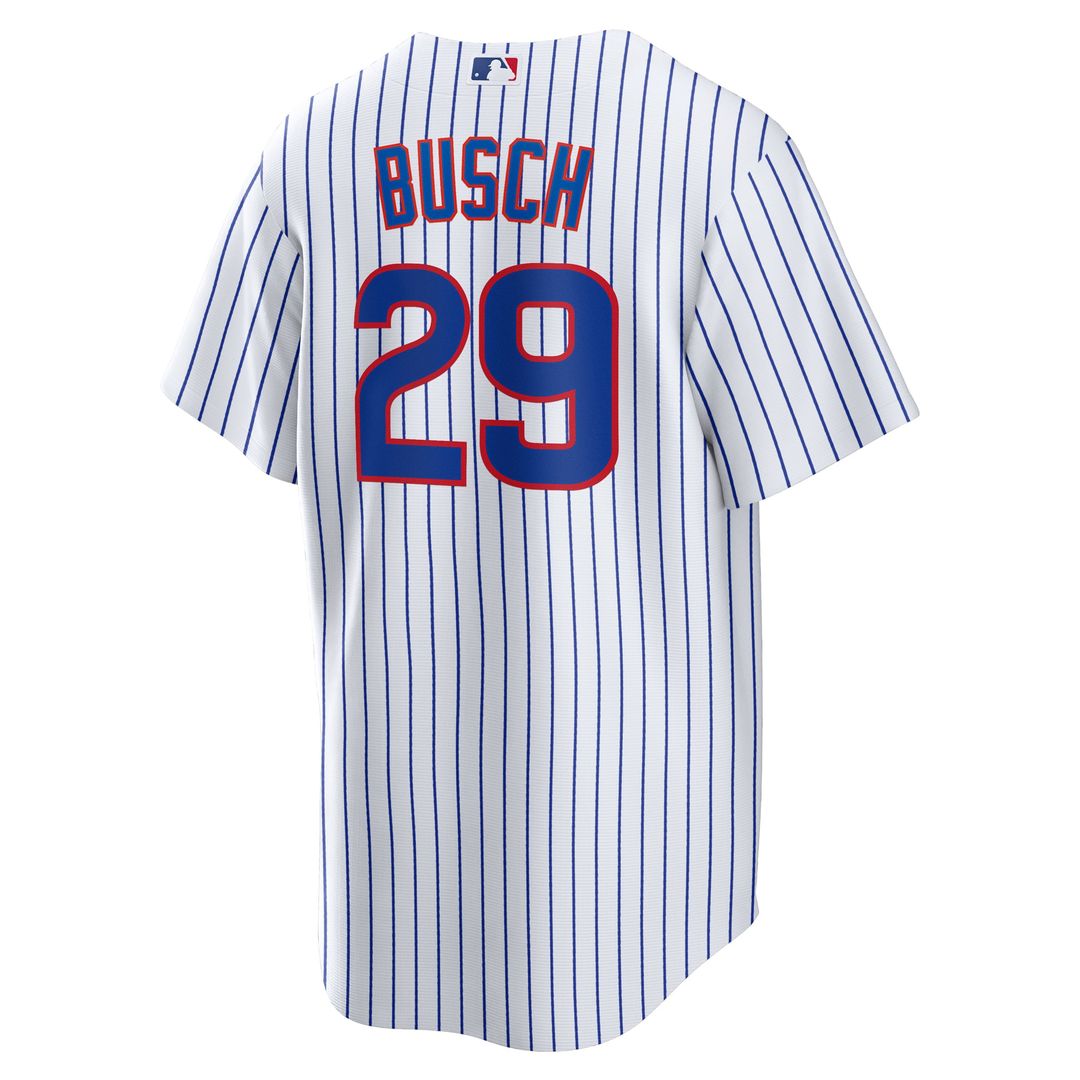 Michael Busch Chicago Cubs Nike Home Replica Jersey - White | MLB Fan Gear
