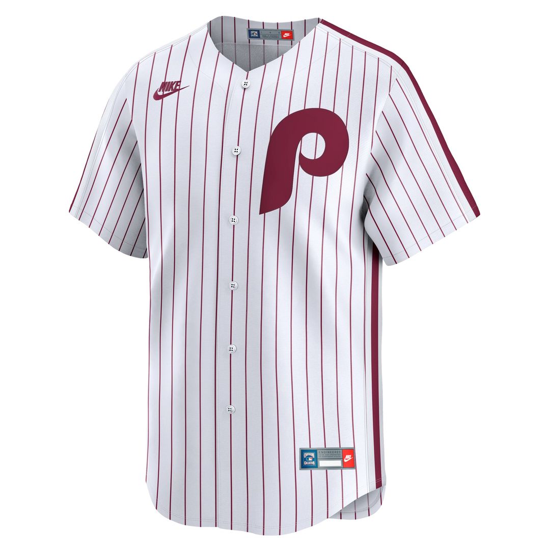 Philadelphia Phillies Nike Cooperstown Collection Limited Jersey - White | MLB Fan Gear
