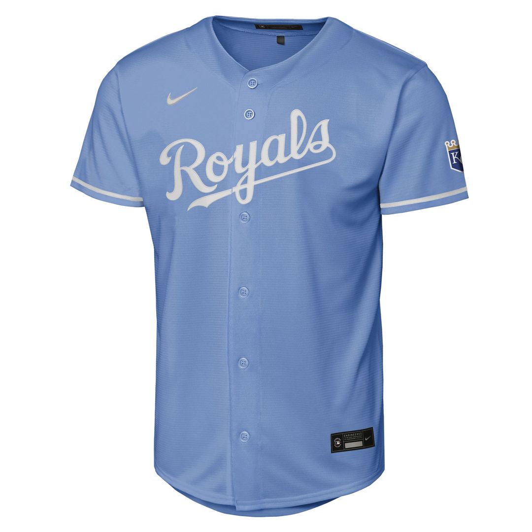 Kansas City Royals Nike Youth Alternate Stadium Jersey - Light Blue | MLB Fan Gear