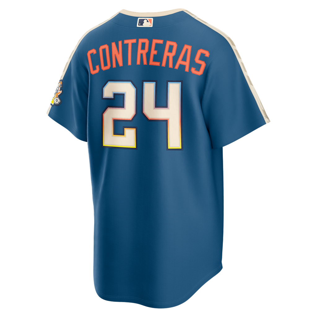William Contreras Milwaukee Brewers Nike 2026 City Connect Stadium Jersey - Mineral Blue | MLB Fan Gear