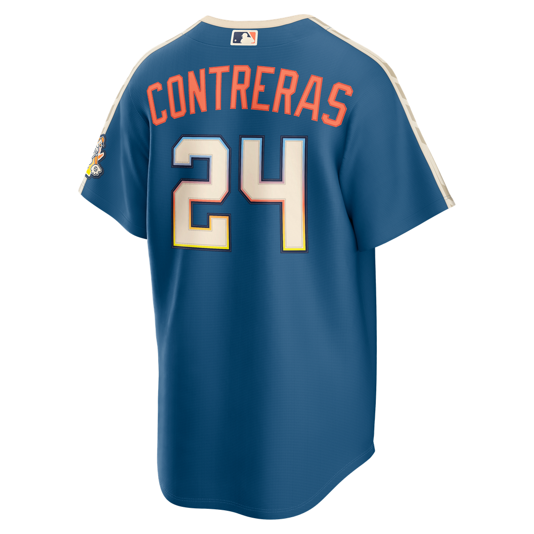 William Contreras Milwaukee Brewers Nike 2026 City Connect Stadium Jersey - Mineral Blue | MLB Fan Gear