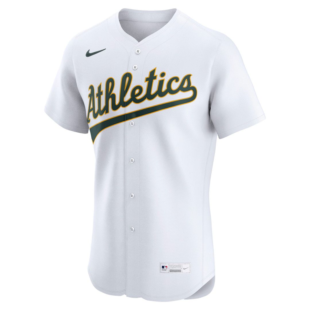 Athletics Nike Home Elite Jersey - White | MLB Fan Gear