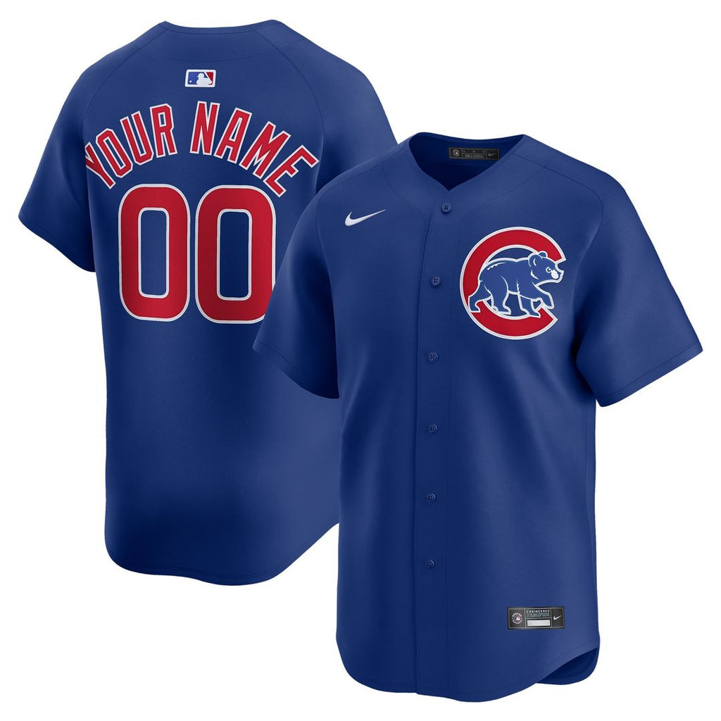 Chicago Cubs Nike Alternate Limited Custom Jersey - Royal | MLB Fan Gear