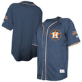 Houston Astros Stitches Team Color Full-Button Fashion Jersey - Navy | MLB Fan Gear
