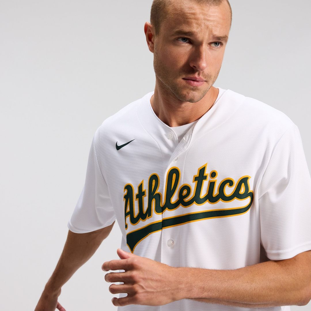 Athletics Nike Home Replica Team Jersey - White | MLB Fan Gear