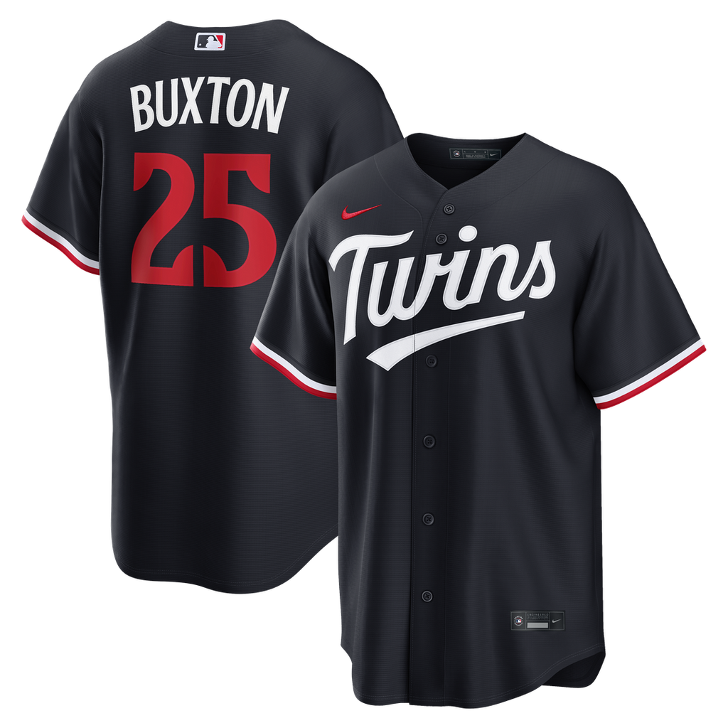 Byron Buxton Minnesota Twins Nike Alternate Replica Jersey - Navy | MLB Fan Gear