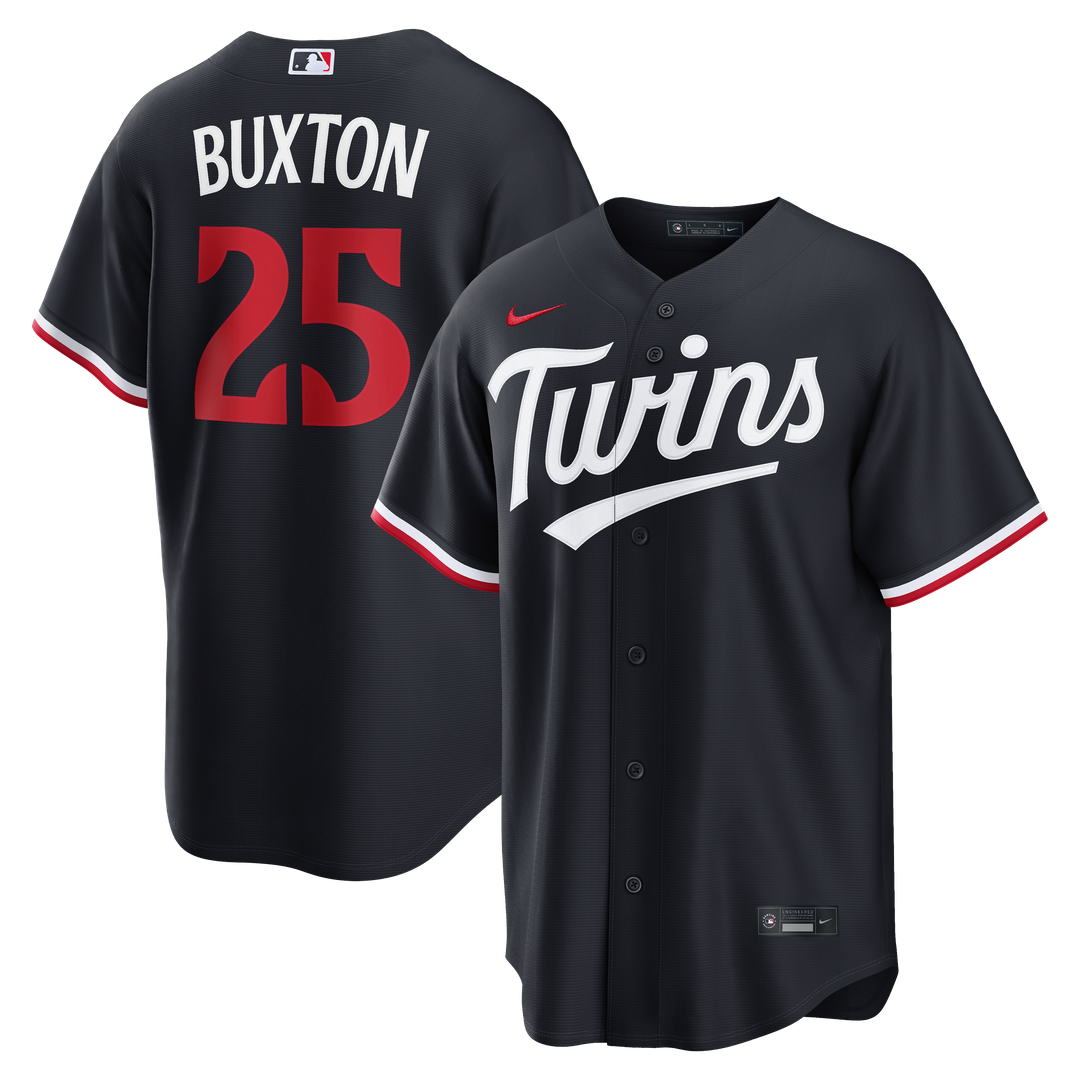Byron Buxton Minnesota Twins Nike Alternate Replica Jersey - Navy | MLB Fan Gear