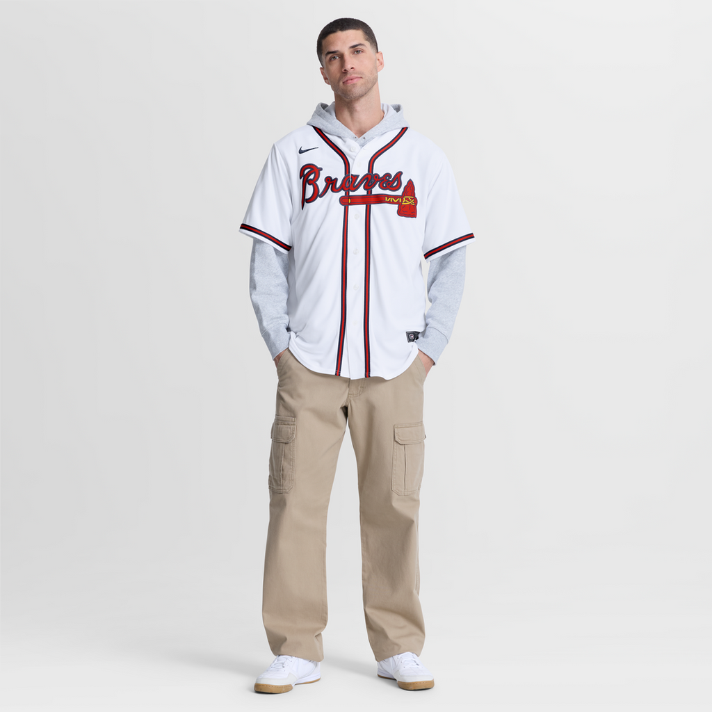 Grant Holmes Atlanta Braves Nike Home Replica Jersey - White | MLB Fan Gear