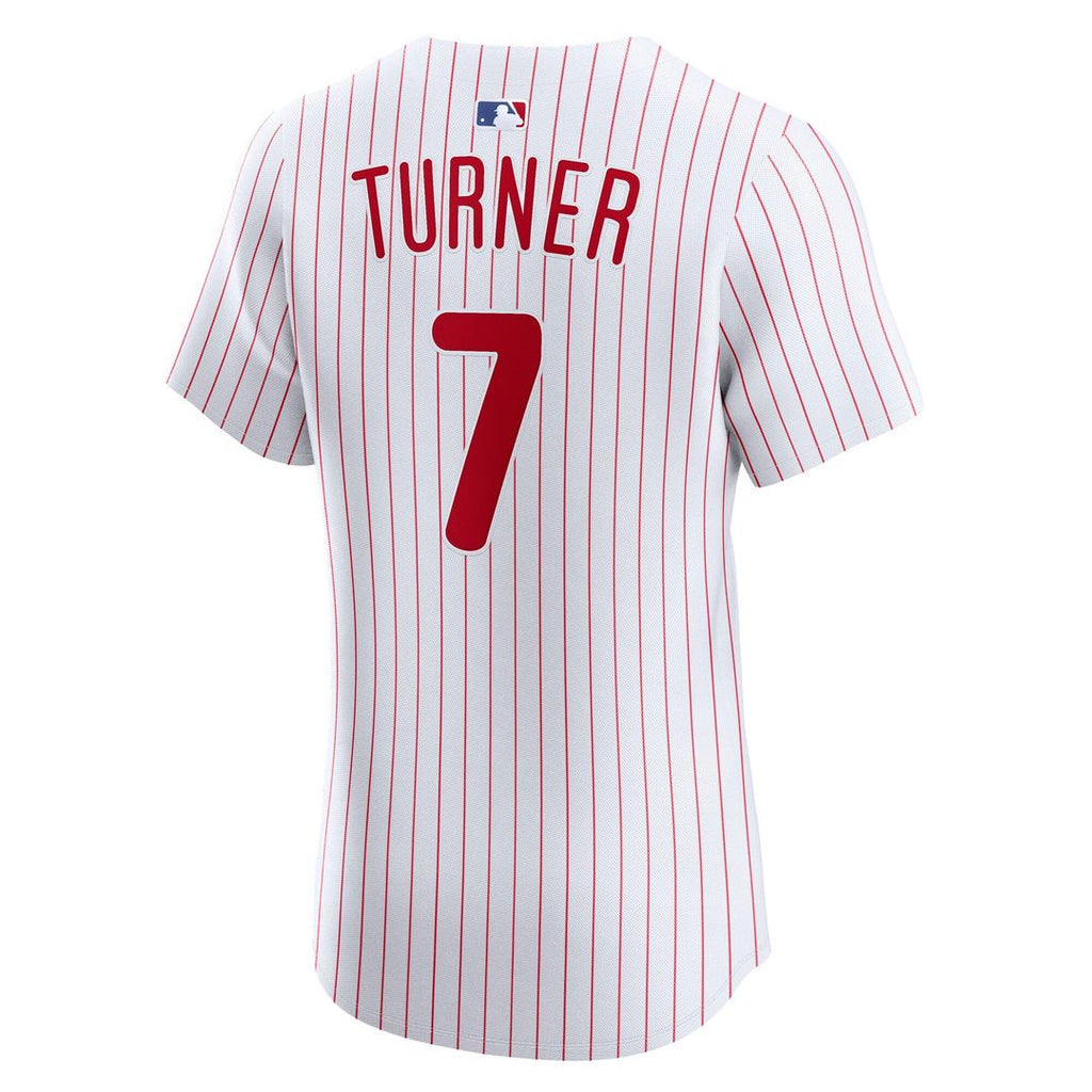 Trea Turner Philadelphia Phillies Nike Home Elite Jersey - White | MLB Fan Gear