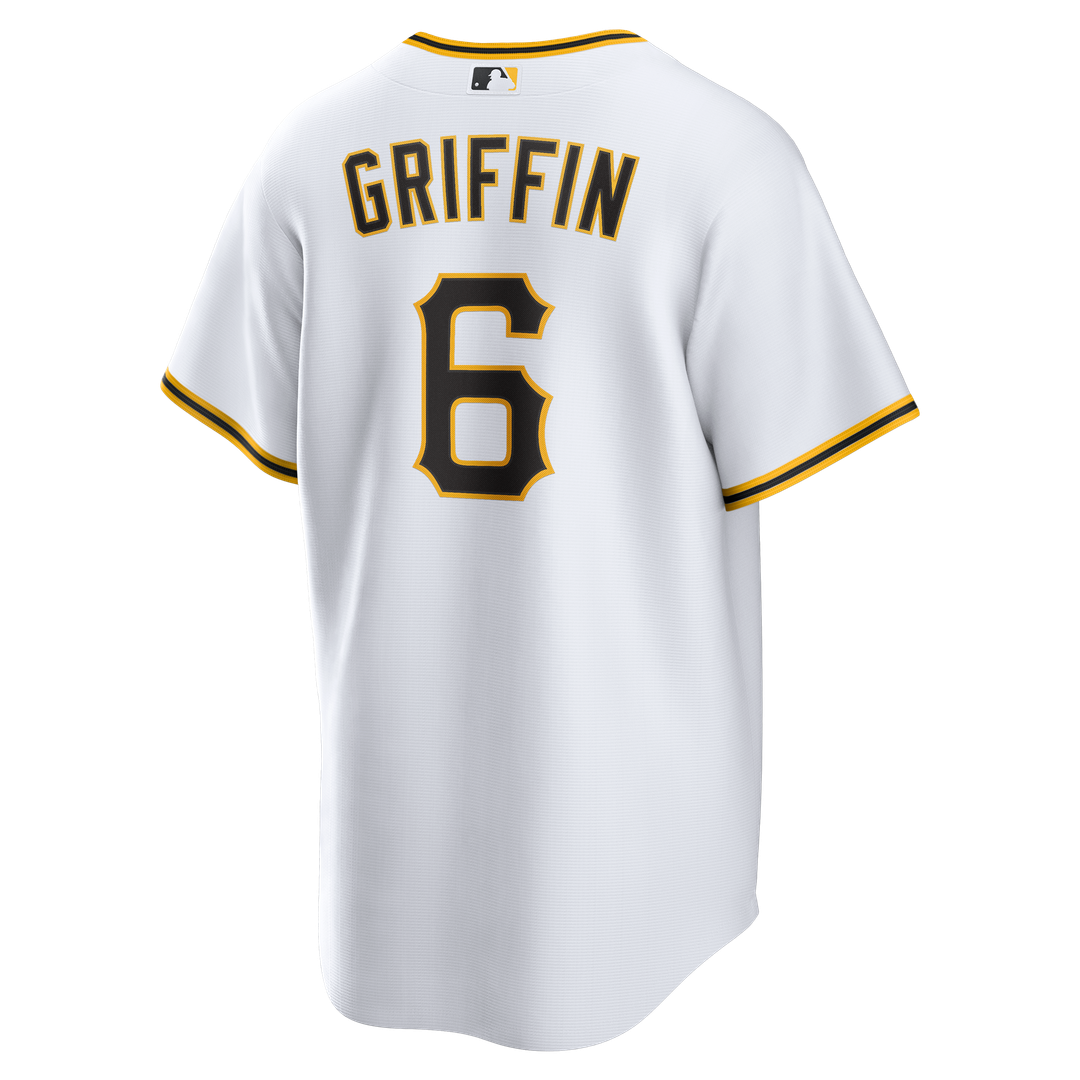 Konnor Griffin Pittsburgh Pirates Nike Home Replica Jersey - White | MLB Fan Gear