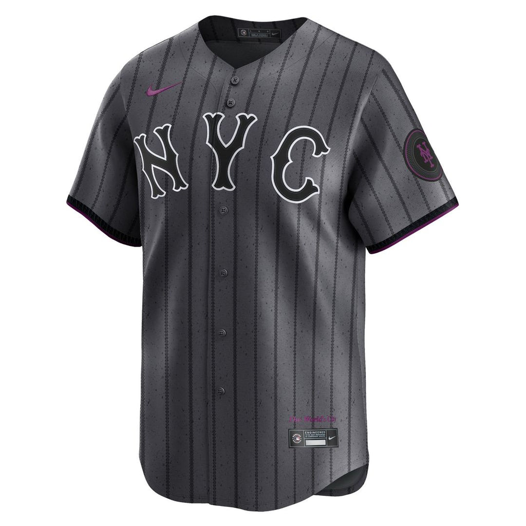 New York Mets Nike 2024 City Connect Limited Jersey - Graphite | MLB Fan Gear