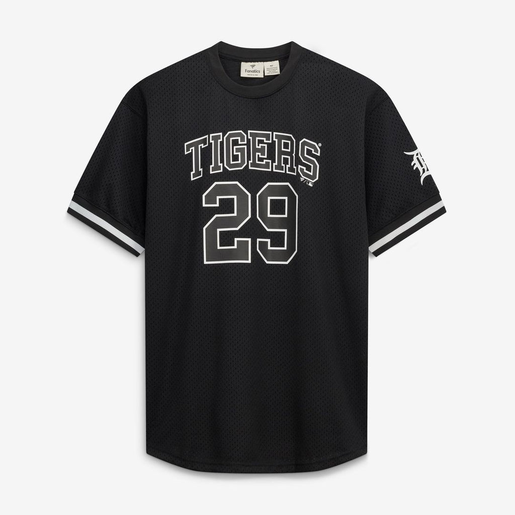Tarik Skubal Detroit Tigers Fanatics Big & Tall Heavyweight Mesh Jersey - Black/ White | MLB Fan Gear