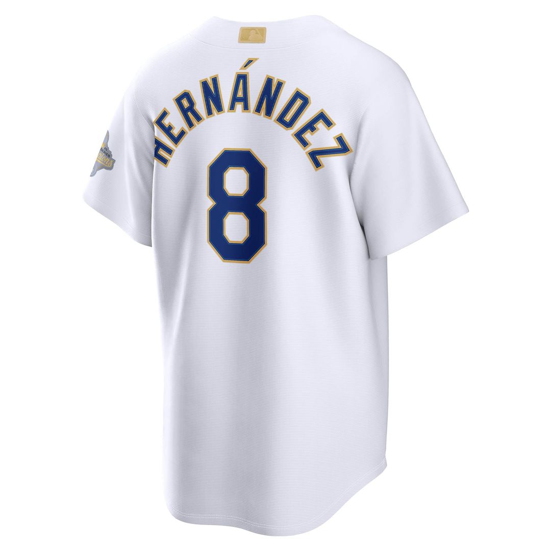 Enrique Hernández Los Angeles Dodgers Nike 2026 Gold Collection Stadium Jersey - White | MLB Fan Gear