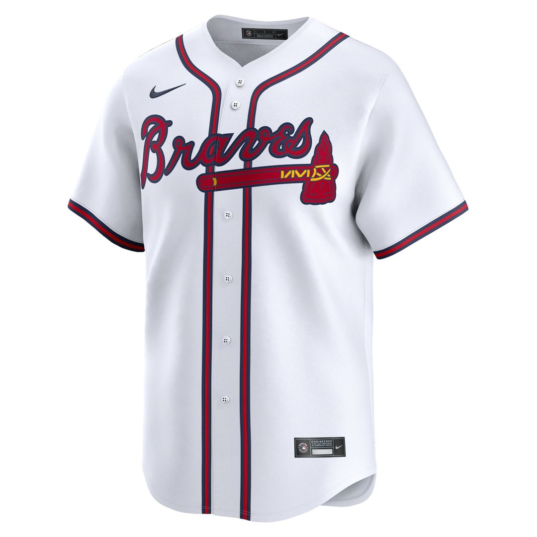Spencer Strider Atlanta Braves Nike Home Limited Player Jersey - White | MLB Fan Gear