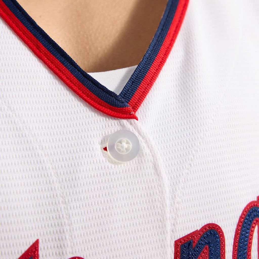 CJ Abrams Washington Nationals Nike Women's Home Replica Player Jersey - White | MLB Fan Gear