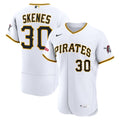 Paul Skenes Pittsburgh Pirates Nike Home Authentic Sponsor Patch Jersey - White | MLB Fan Gear