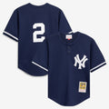 Derek Jeter New York Yankees Mitchell & Ness Preschool Cooperstown Collection Mesh Batting Practice Jersey - Navy | MLB Fan Gear