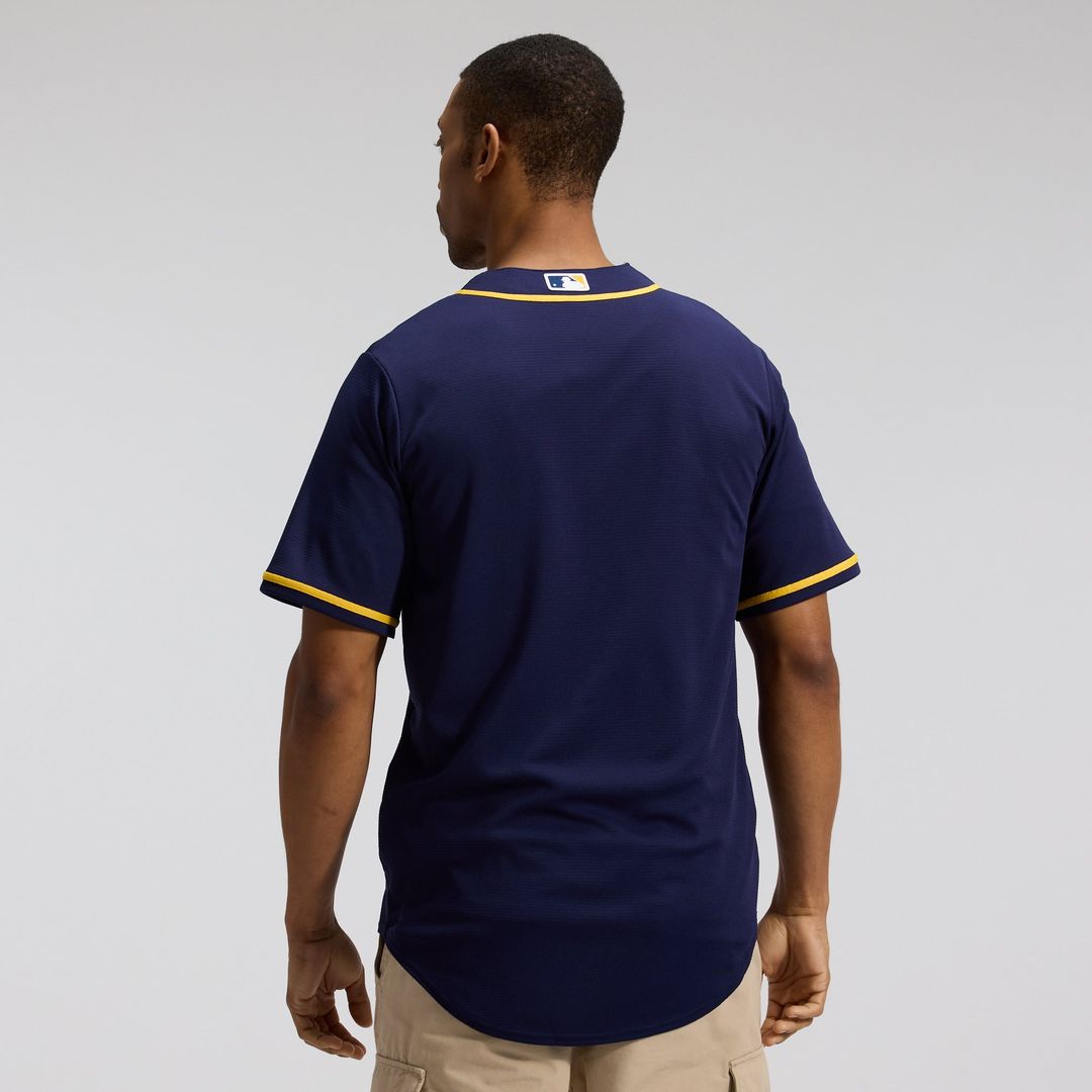 Milwaukee Brewers Nike Alternate Replica Team Jersey - Navy | MLB Fan Gear