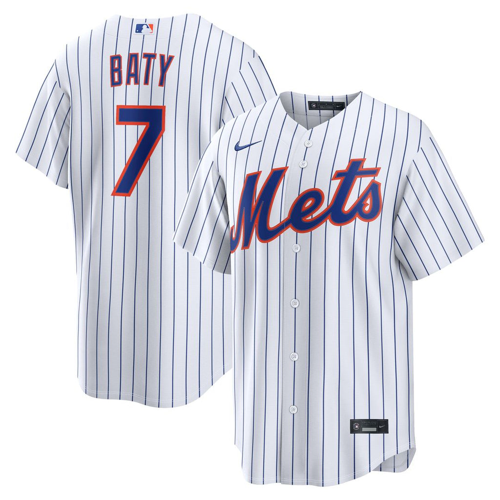 Brett Baty New York Mets Nike Home Replica Jersey - White | MLB Fan Gear