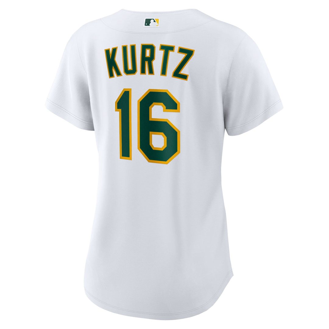 Nick Kurtz Athletics Nike Women's Home Replica Player Jersey - White | MLB Fan Gear