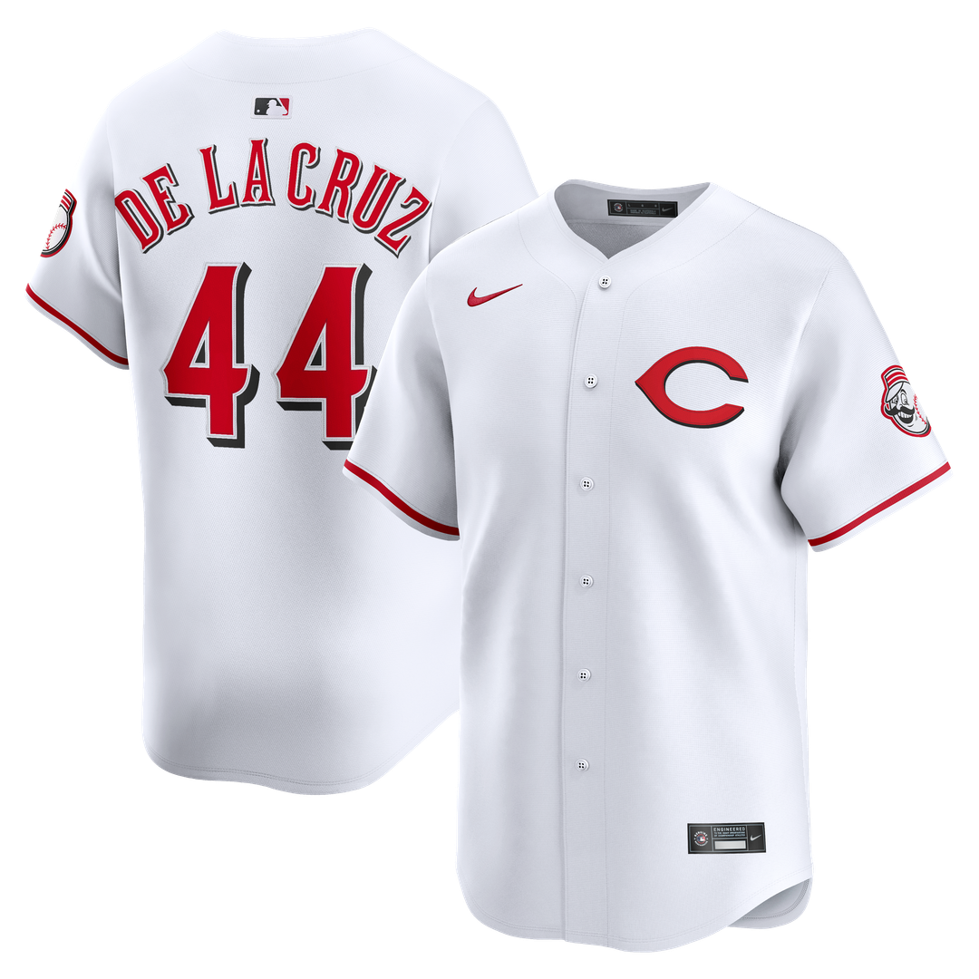 Elly De La Cruz Cincinnati Reds Nike Alternate 2 Limited Player Jersey - White | MLB Fan Gear