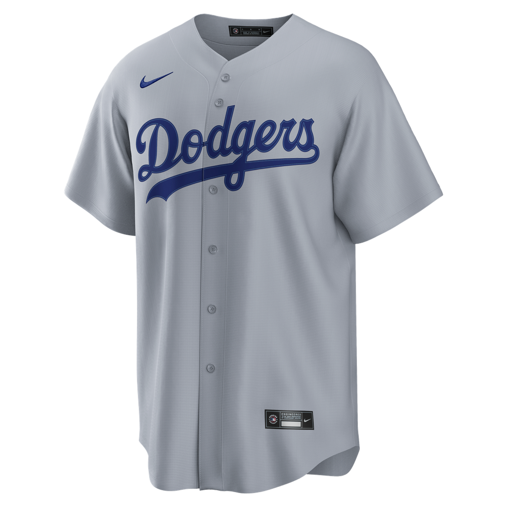 Mookie Betts Los Angeles Dodgers Nike Road Replica Jersey - Gray | MLB Fan Gear