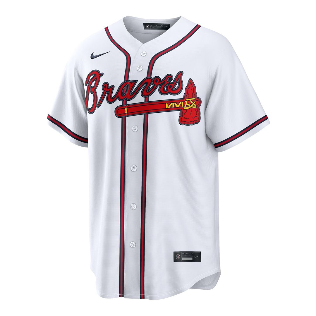 Spencer Schwellenbach Atlanta Braves Nike Home Replica Jersey - White | MLB Fan Gear