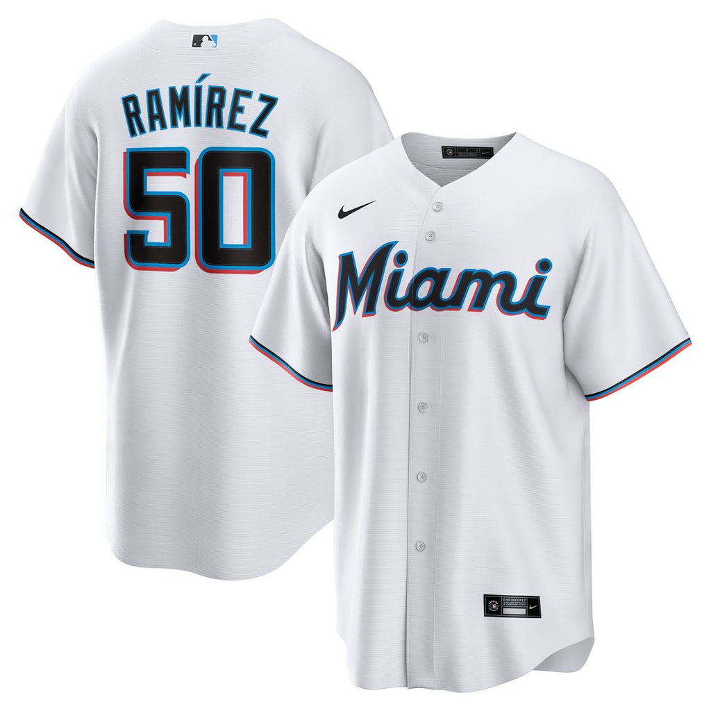 Agustín Ramírez Miami Marlins Nike Home Replica Jersey - White | MLB Fan Gear