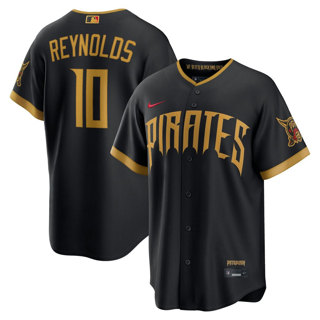 Bryan Reynolds Pittsburgh Pirates Nike 2026 City Connect Stadium Jersey - Black | MLB Fan Gear